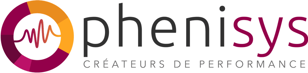 Logo Phenisys gris / jaune